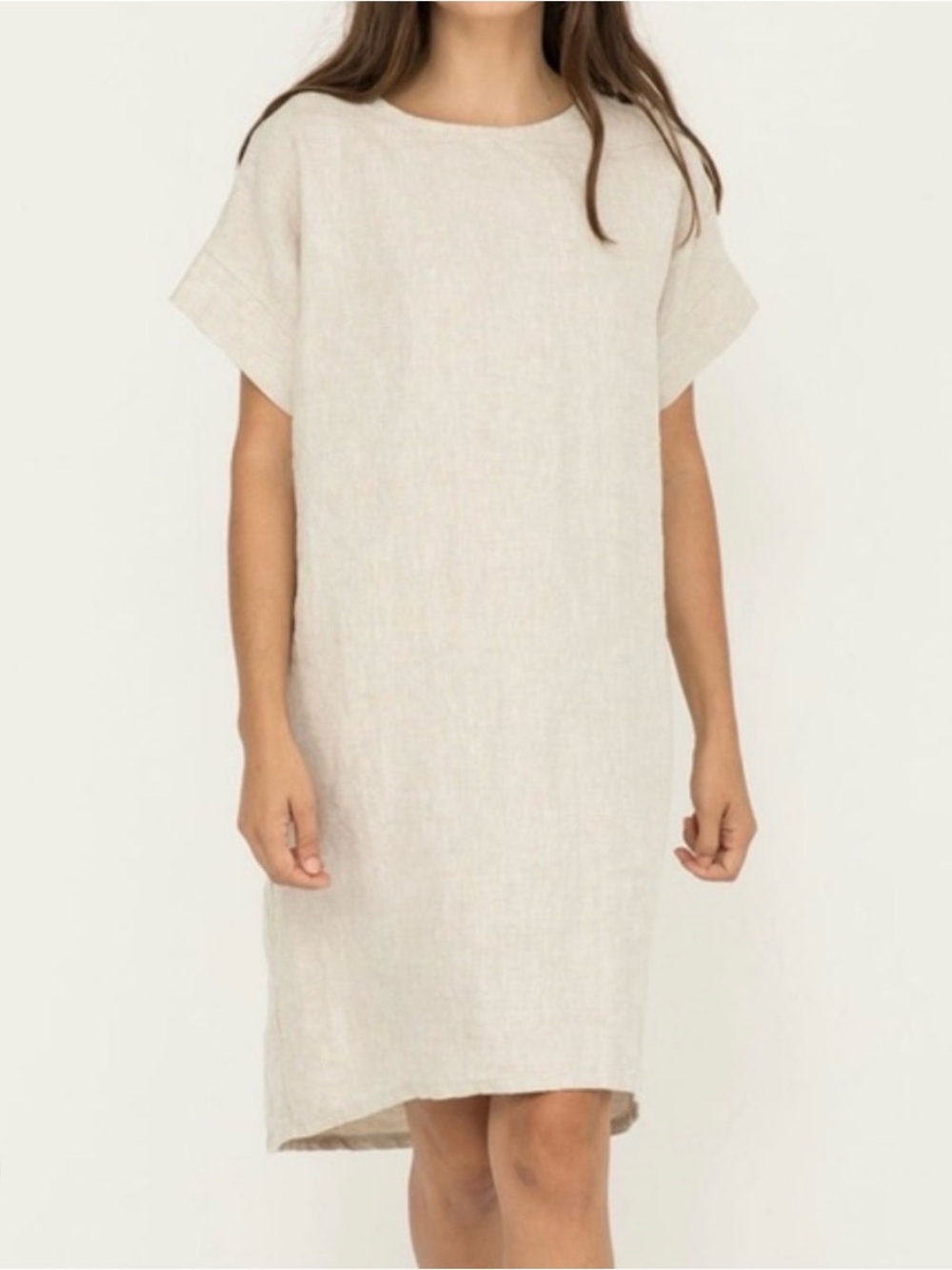 Elizabeth Suzann Linen Georgia Dress Ivory